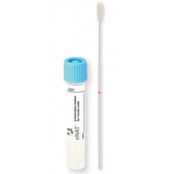 Tube eNAT 2ml 12x80 avec bouchon visse bleu cla...