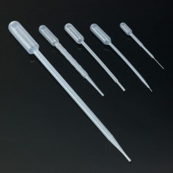 pipette pasteur a pointe fine 1 ml non sterile,...