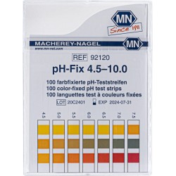 Languettes pH, pH-Fix 4,5 - 10,0, Indicateur li...